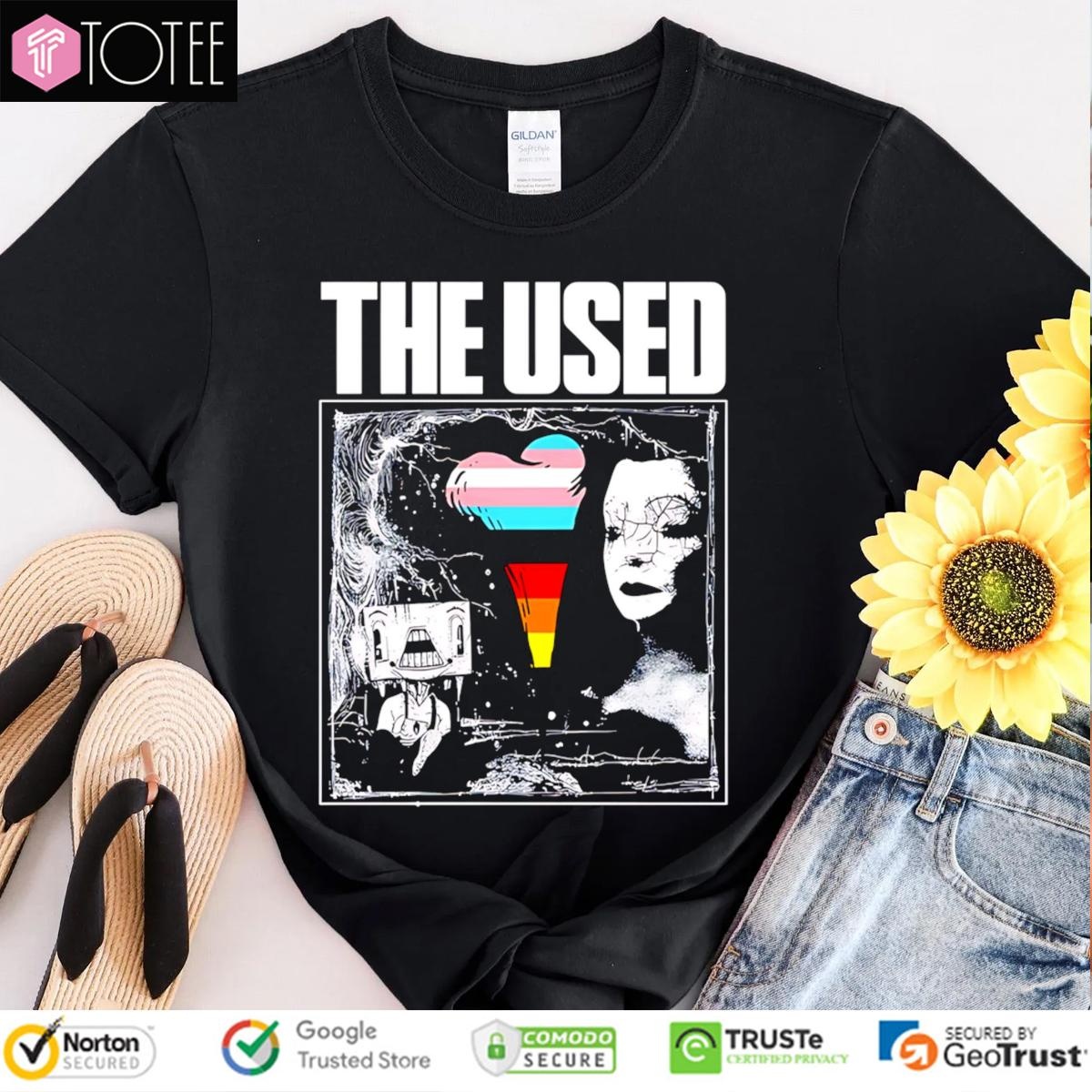 The Used Rock Band 25 Year Anniversary Tour Lgbt Pride T-shirt