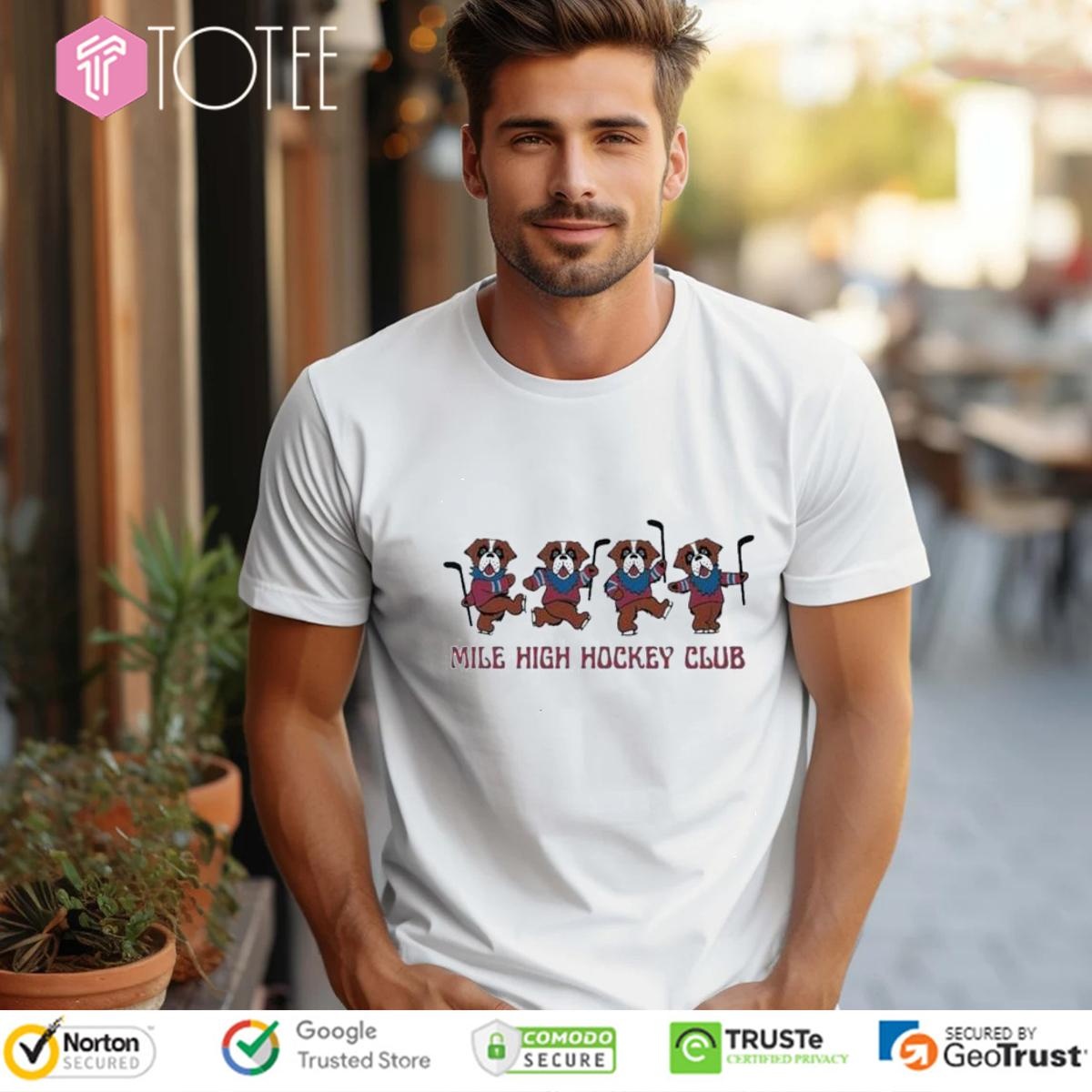Grateful Dead Colorado Avalanche Mile High Hockey Club T-shirt