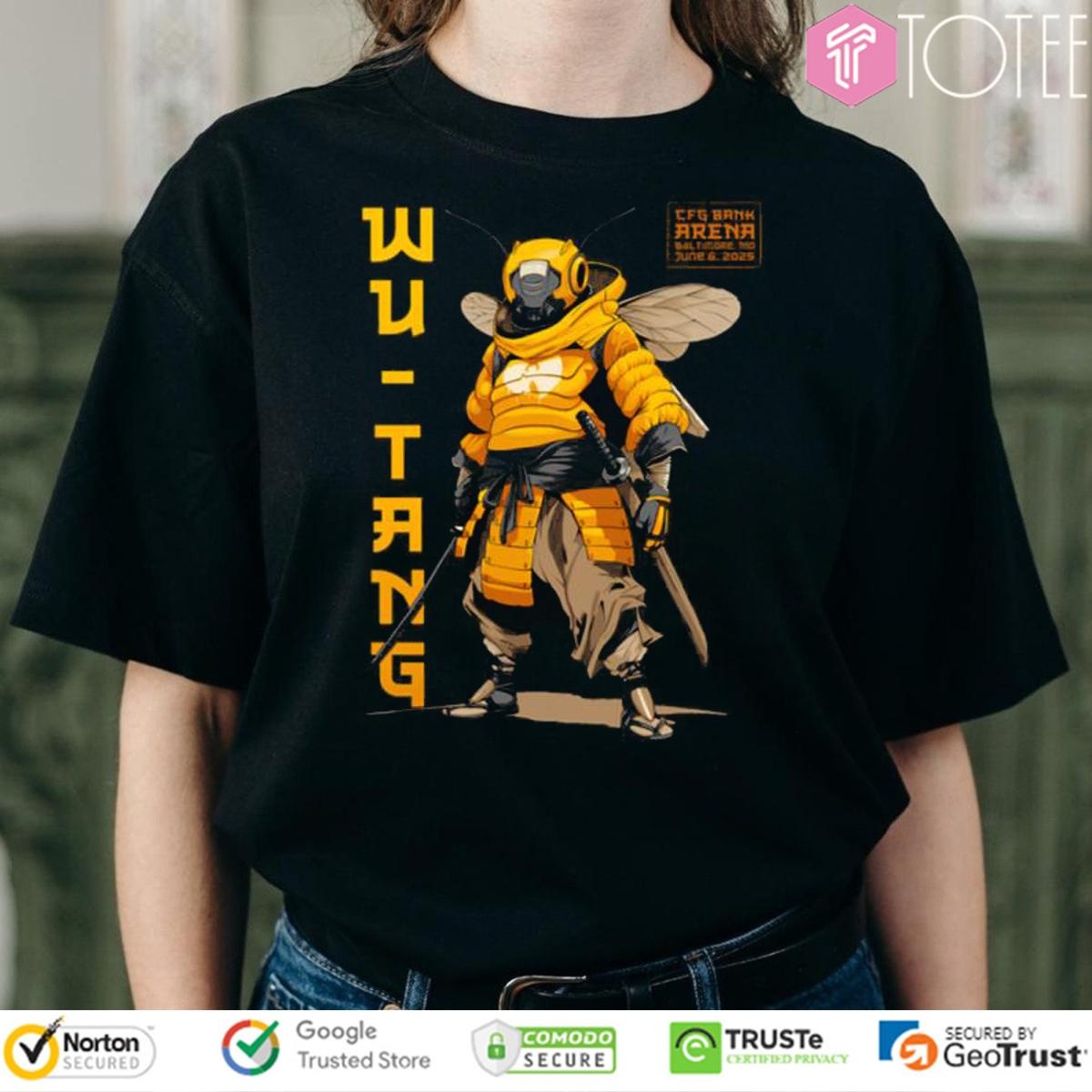 Bee Samurai Wu Tang Clan Baltimore June 6Th 2025 T-shirt