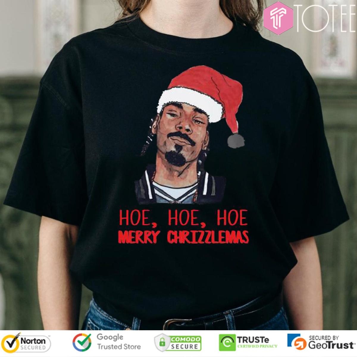 Snoop Dogg Hoe Hoe Hoe Merry Chrizzlemas Happy Christmas T-shirt