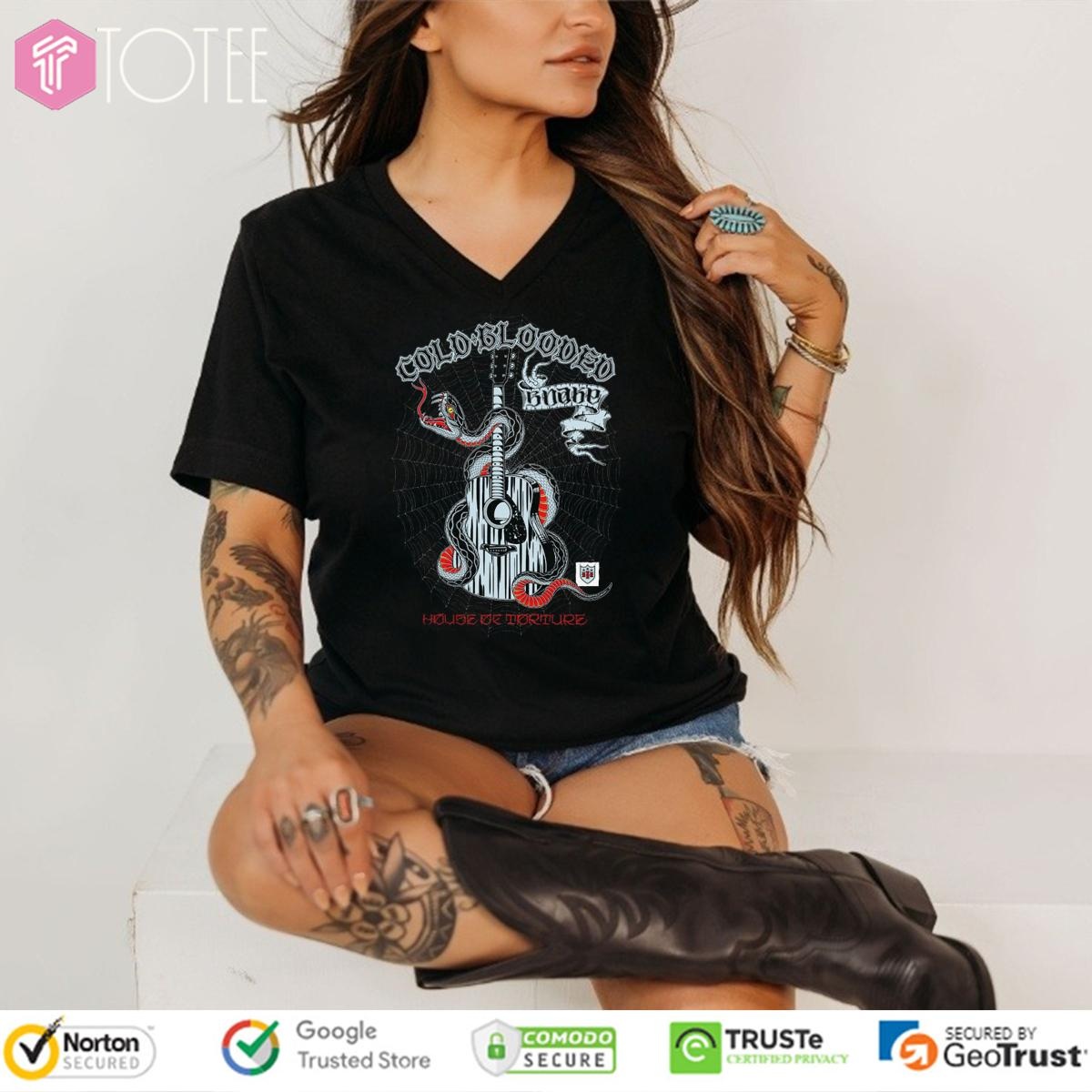 Seiya Sanada Tokyo Hiro Cold Blooded Snake House Of Torture V-neck