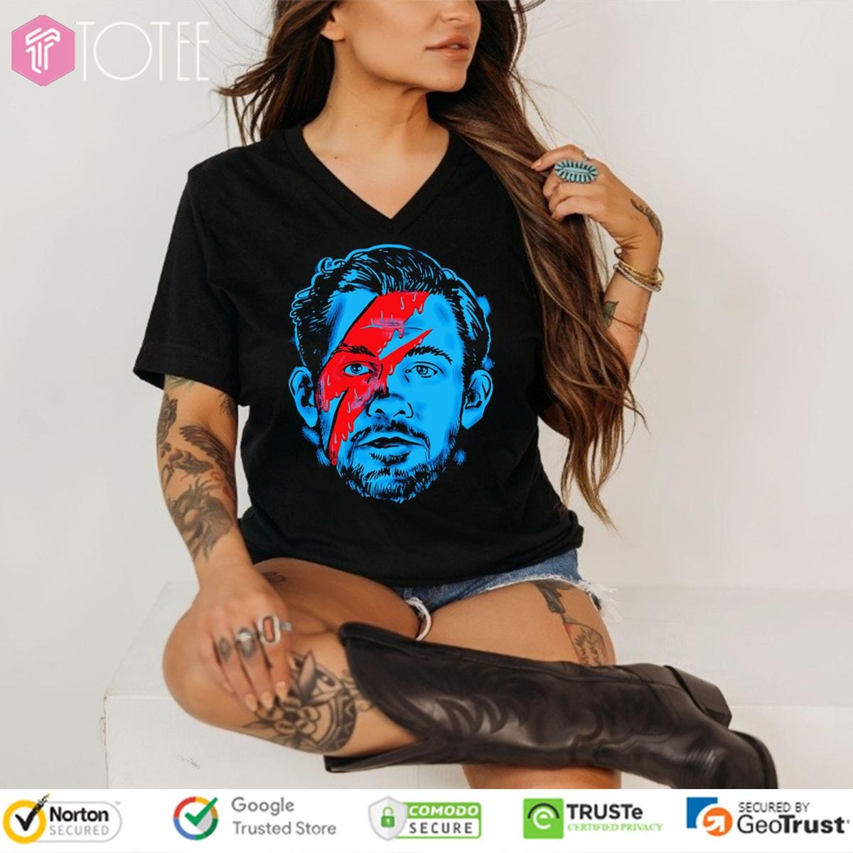 Oklahoma City Thunder Chet Holmgren Ver David Bowie V-neck