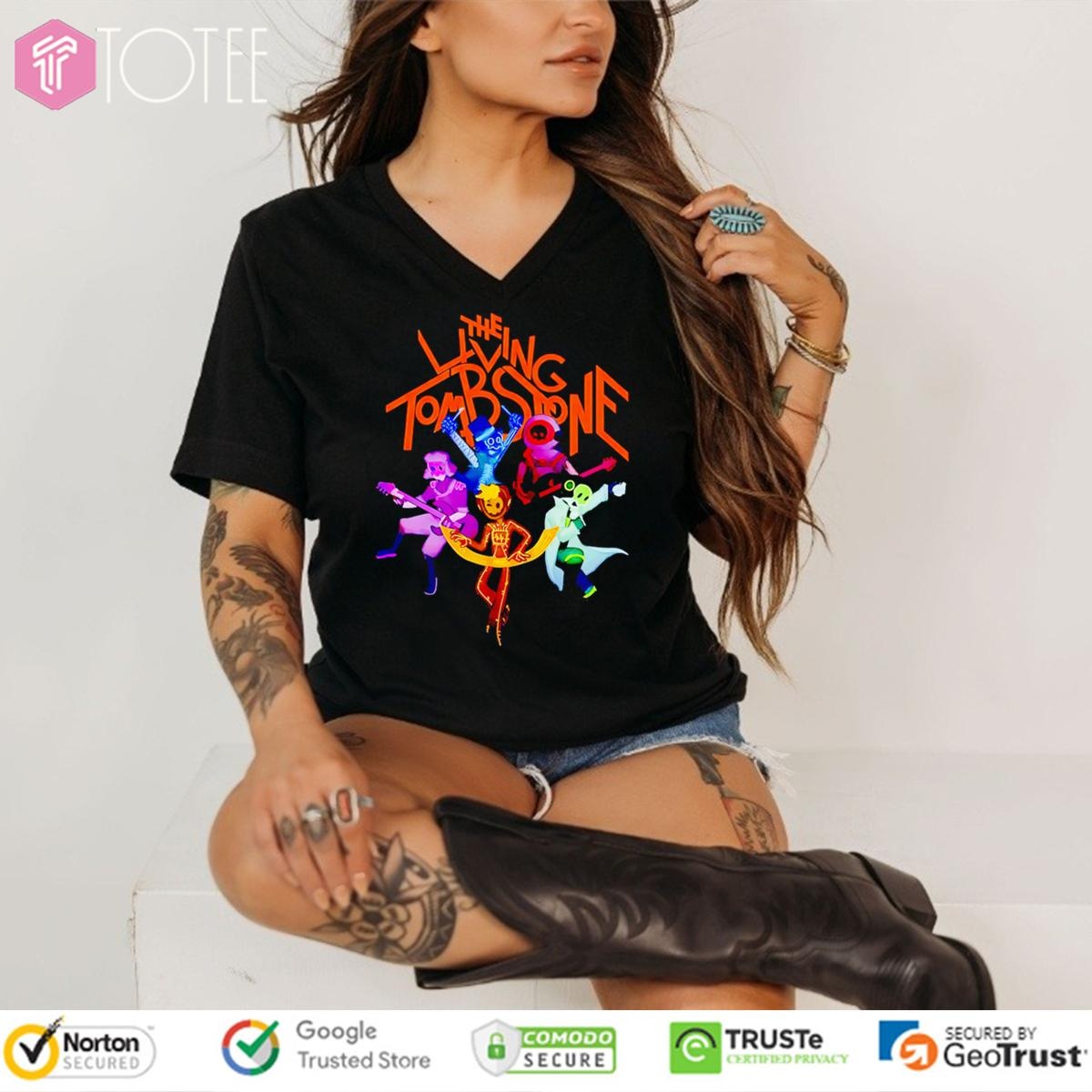 The Living Tombstone Band V-neck