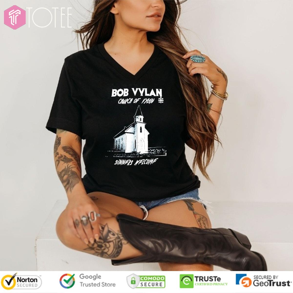Church Of Vylan Sinner Welcome Bob Vylan Band V-neck